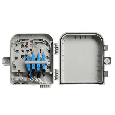 Scatola terminale a fibra ottica 8Core SM/DX SC/LC/ST/FC IP 66 nero/grigio chiaro