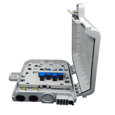Scatola terminale a fibra ottica 8Core SM/DX SC/LC/ST/FC IP 66 nero/grigio chiaro