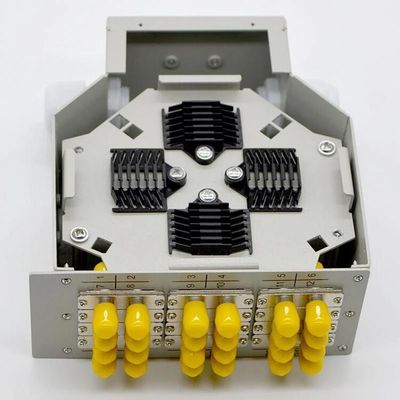 24 scatole di collegamento terminale dell'adattatore del duplex della st del quadro d'interconnessione del cavo a fibre ottiche della ferrovia di BACCANO del centro 12