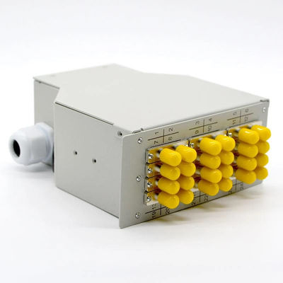 24 scatole di collegamento terminale dell'adattatore del duplex della st del quadro d'interconnessione del cavo a fibre ottiche della ferrovia di BACCANO del centro 12