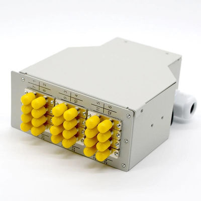 24 scatole di collegamento terminale dell'adattatore del duplex della st del quadro d'interconnessione del cavo a fibre ottiche della ferrovia di BACCANO del centro 12