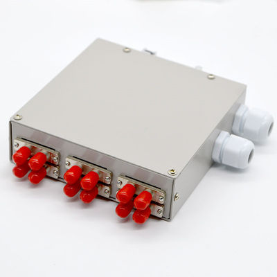12core fibra - recinzione ottica del supporto della ferrovia di BACCANO con l'adattatore duplex della st