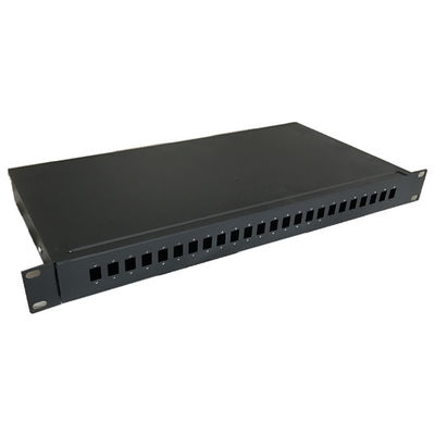 Quadro d'interconnessione a fibra ottica fisso del supporto di scaffale adattatore semplice dello Sc del porto ODF di 1U 19" 24