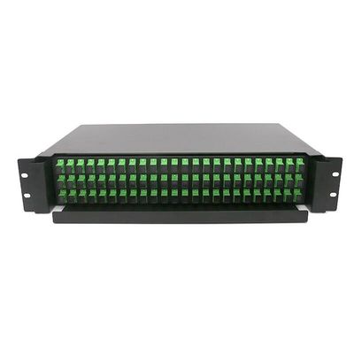 Quadro d'interconnessione di fibra a 19 pollici del centro di recinzione ODF 72 del supporto di scaffale 2U che fa scorrere tipo