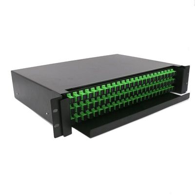 Quadro d'interconnessione di fibra a 19 pollici del centro di recinzione ODF 72 del supporto di scaffale 2U che fa scorrere tipo