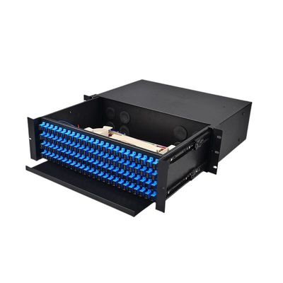 3u 3ru 19&quot; tipo quadro d'interconnessione del cassetto di recinzione montato scaffale a fibra ottica di ODF 96