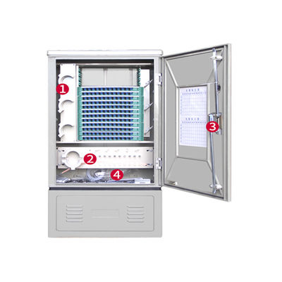 Tower cabinet MP/millimetro di FTTH di parete di esterno a fibra ottica del contenitore