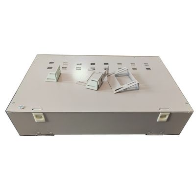 48 tipo a fibra ottica grigio di rotazione della scatola di distribuzione dello Sc del quadro d'interconnessione del porto 2U