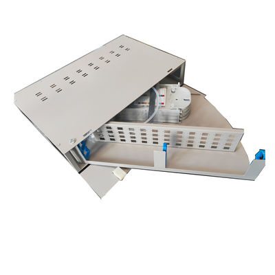 48 tipo a fibra ottica grigio di rotazione della scatola di distribuzione dello Sc del quadro d'interconnessione del porto 2U