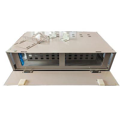 48 tipo a fibra ottica grigio di rotazione della scatola di distribuzione dello Sc del quadro d'interconnessione del porto 2U