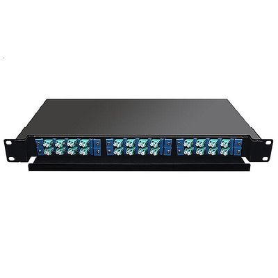 i 19" 24 centri dell'interno a fibra ottica del supporto di scaffale del quadro d'interconnessione del porto 1U ODF 24
