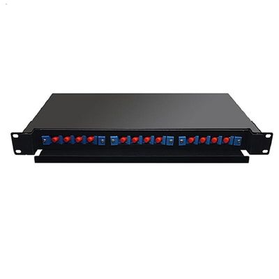 i 19" 24 centri dell'interno a fibra ottica del supporto di scaffale del quadro d'interconnessione del porto 1U ODF 24