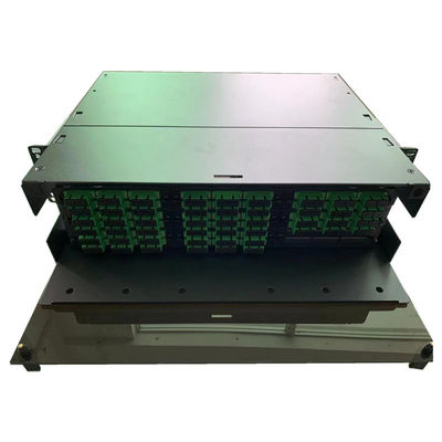 LO Sc APC del quadro d'interconnessione di fibra dei quadri d'interconnessione di 3RU MPO MTP 108F tiene un adattatore di 9 LGX