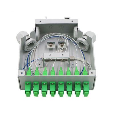 8 contenitore terminale Grey Cold Rolled Steel di ferrovia a fibra ottica di baccano delle fibre Sc/Apc