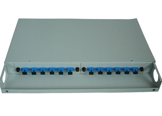 Adattatore a fibra ottica dello Sc di Fc di distribuzione di recinzione del quadro d'interconnessione del supporto di scaffale