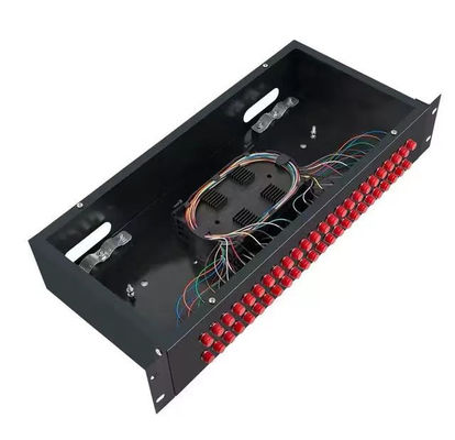 adattatore di fibra ottica di Fc del supporto di scaffale di recinzione della scatola del pannello componenti elettrici 2U