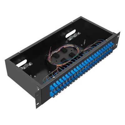 adattatore di fibra ottica di Fc del supporto di scaffale di recinzione della scatola del pannello componenti elettrici 2U