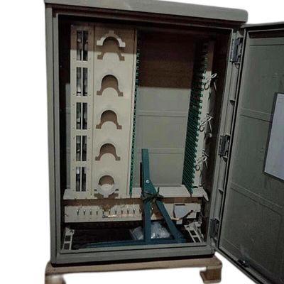 L'incrocio della fibra di SMC collega il contenitore di metallo 288core FDT del Governo FTTH della via