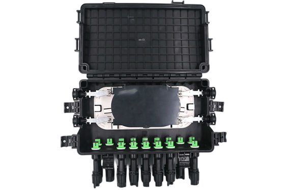 Sc a fibra ottica impermeabile IP68 2 della scatola terminale di FTTB IN 2OUT 48Core 16Port