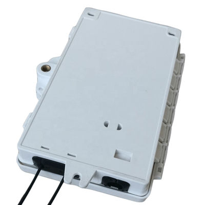 Morsettiera in fibra ottica a 2 porte FTTH per PC da esterno/interno Materiale ABS grigio chiaro