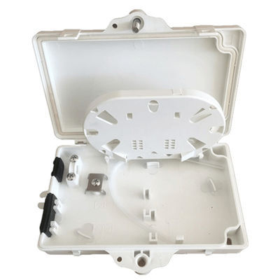 Morsettiera in fibra ottica a 2 porte FTTH per PC da esterno/interno Materiale ABS grigio chiaro