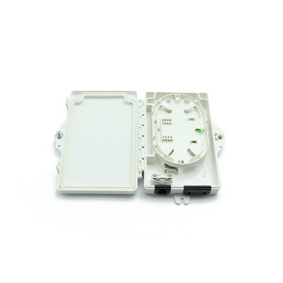 Morsettiera in fibra ottica a 2 porte FTTH per PC da esterno/interno Materiale ABS grigio chiaro
