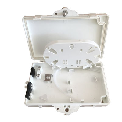 Morsettiera in fibra ottica a 2 porte FTTH per PC da esterno/interno Materiale ABS grigio chiaro
