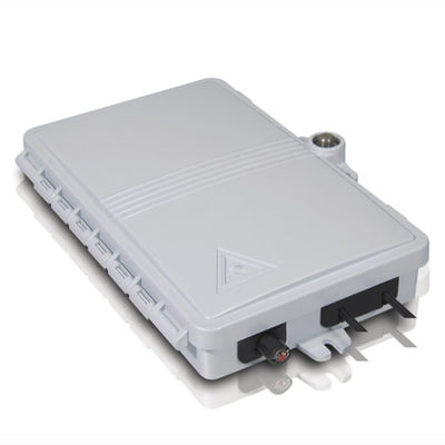 Morsettiera in fibra ottica a 2 porte FTTH per PC da esterno/interno Materiale ABS grigio chiaro