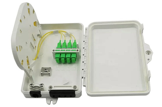 lo Sc a fibra ottica MP semplice della scatola terminale 4Port cabla IP-66 impermeabile bianco