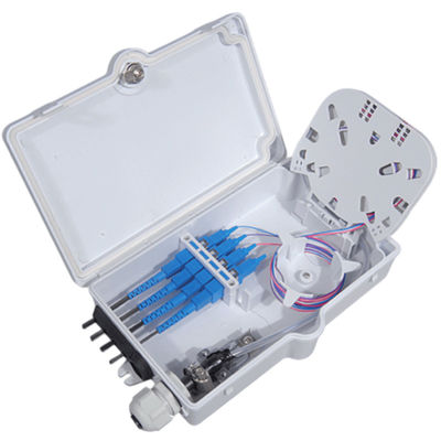 Sc a fibra ottica UPC SX MP IP66 bianco della scatola terminale 4Port per la telecomunicazione