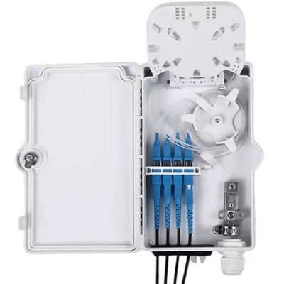 Sc a fibra ottica UPC SX MP IP66 bianco della scatola terminale 4Port per la telecomunicazione
