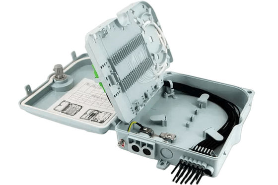 Scatola terminale a fibra ottica 12Port SC/LC/ST/FC IP-66 UPC/APC FTTH grigio chiaro