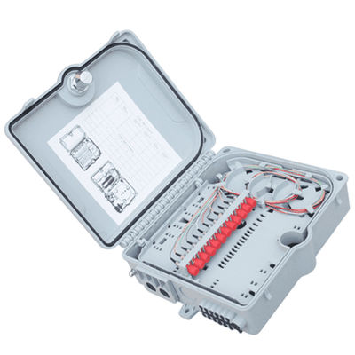 Scatola terminale a fibra ottica 12Port SC/LC/ST/FC IP-66 UPC/APC FTTH grigio chiaro
