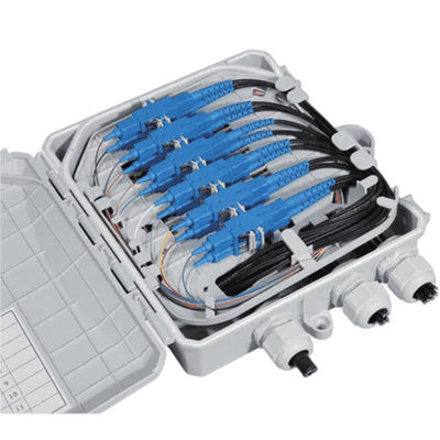 Scatola terminale a fibra ottica 12Cores dell'interno/SC/LC/ST/FC all'aperto grigio chiaro