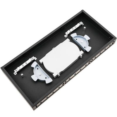 19" il centro di recinzione 12 della fibra dell'adattatore 1U della st del quadro d'interconnessione di fibra del supporto di scaffale