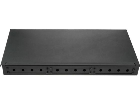 19" il centro di recinzione 12 della fibra dell'adattatore 1U della st del quadro d'interconnessione di fibra del supporto di scaffale