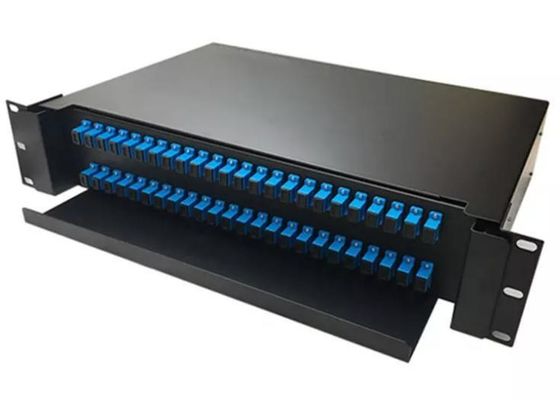 scorrevole semplice leggero a fibra ottica di Fc del quadro d'interconnessione del porto 2U 48 verso l'esterno ODF