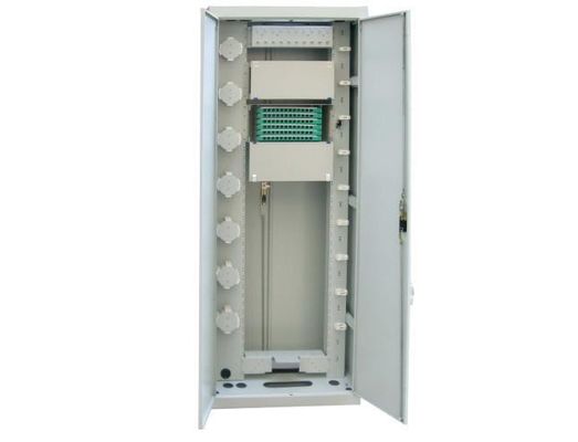 Il centro grigio 72 strutture di distribuzione ottiche Sc/di FC dello scaffale 19 del quadro d'interconnessione di ODF