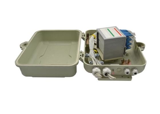Supporto della parete della scatola di distribuzione del separatore di SMC FTTH LGX o supporto di Palo grigio chiaro
