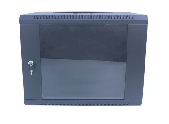 Governo 19" dello scaffale del server 9U Governo di dati del supporto della parete/scaffale neri smontabili della rete