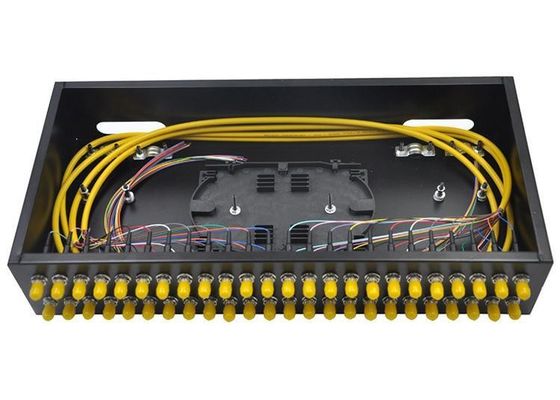 Adattatore a fibra ottica fisso della st Upc del quadro d'interconnessione del centro di recinzione 12 del supporto di scaffale 1U