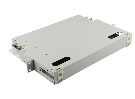 12 contenitore 19" di supporto di scaffale del quadro d'interconnessione del centro ODF FC 1U fibra ottica
