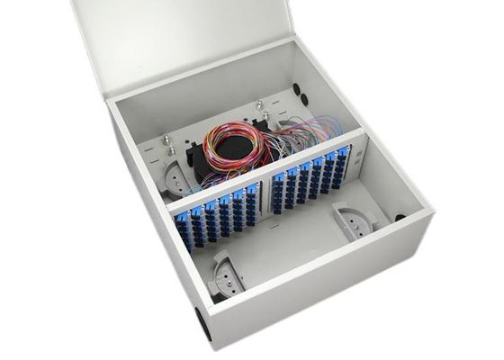 Porta del porto della scatola di distribuzione di recinzione della fibra del supporto della parete di ODF FC 72F 72 singola