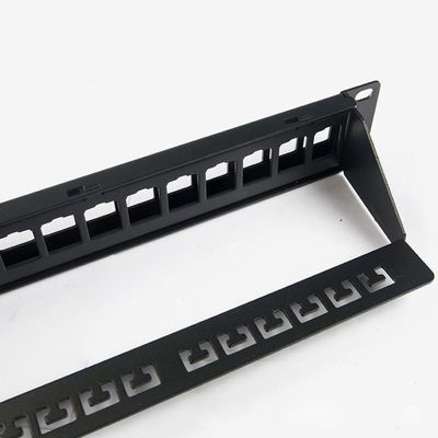 Quadro d'interconnessione Unshielded in bianco del porto RJ45 24 1U del quadro d'interconnessione della rete