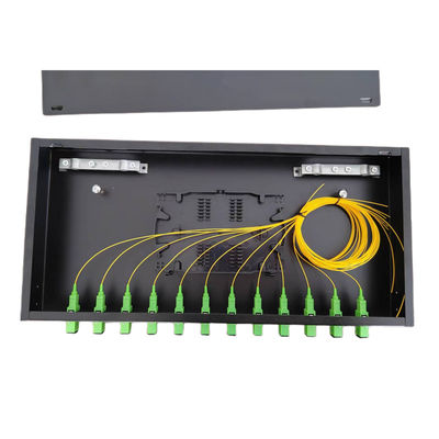 12 adattatore di fibra ottica della treccia dello Sc della scatola terminale del quadro d'interconnessione di fibra dei porti ODF 1U