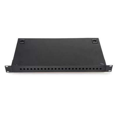 Accoppiatore duplex di LC del quadro d'interconnessione del metallo FTTH Wallmount della scatola Rackmount 24 di termine