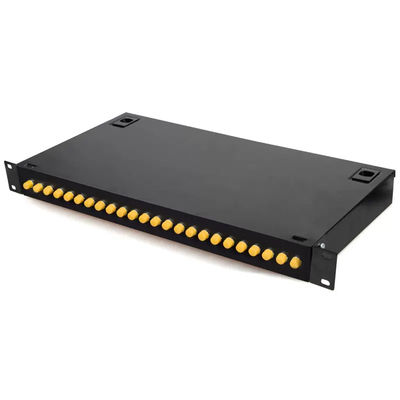tipo porto a fibra ottica del supporto di scaffale 1U del quadro d'interconnessione di ODF 24 con l'adattatore di FC/UPC