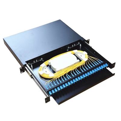 Pannello patch in fibra ottica a 24 porte