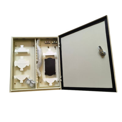 Pannello per montaggio a parete 48 porte Protezione IP68 Capacità massima 144 fibre Colore nero