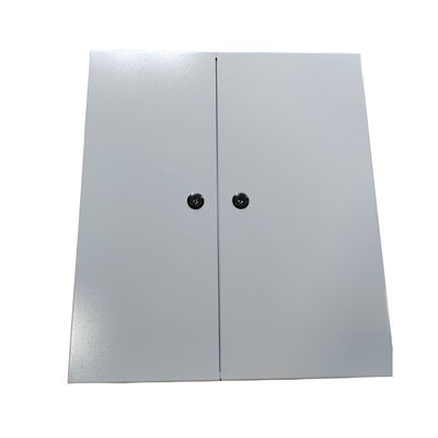 Montaggio a parete 72 Fibra di distribuzione ottica Quadro metallico doppia porta doppia serratura
